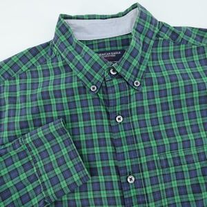 American Eagle Outfitters‎ Prep Fit Plaid Button Down Shirt - Men's Medium